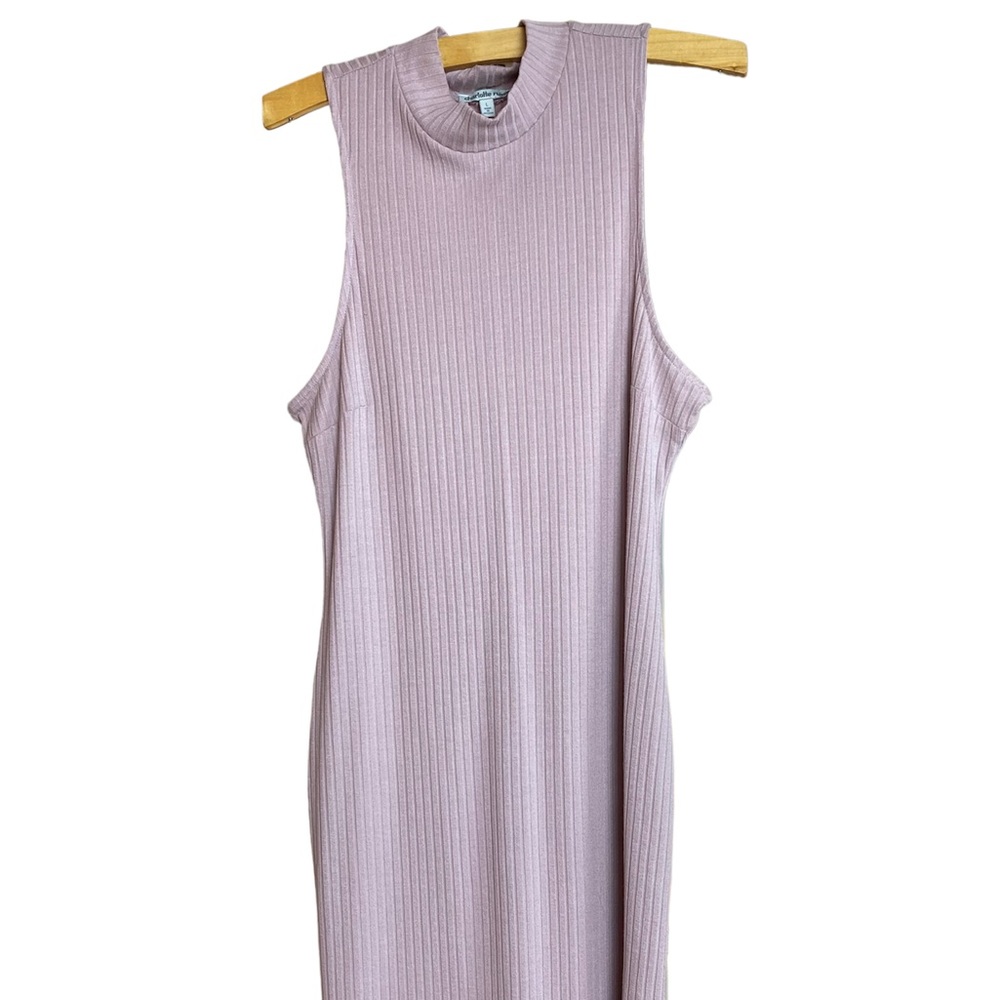 Pink Dress with turtle neck